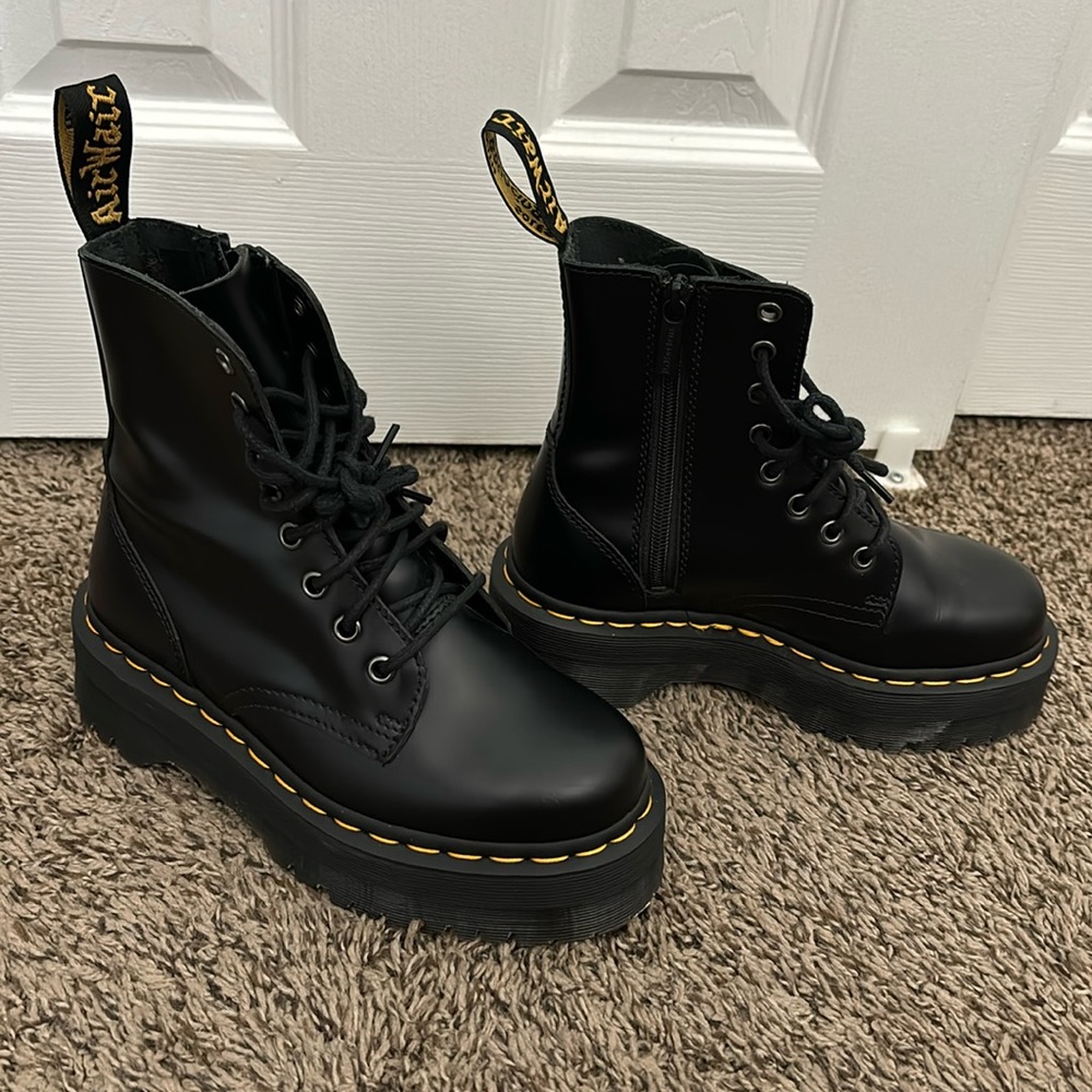 Dr. Martens Jadon Platforms (Steel Toe Boots)
